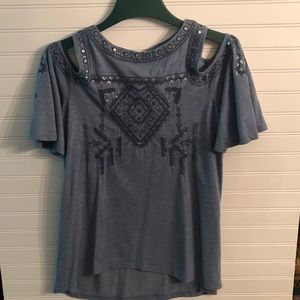Chico’s Cold Shoulder Top